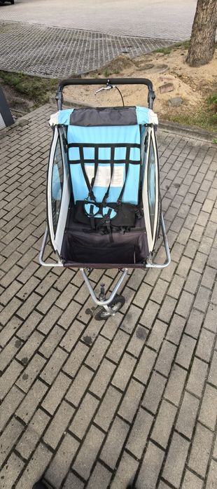 Wózek / przyczepka do roweru dla 2 dzieci