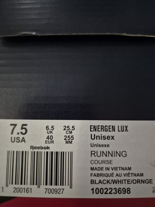 Ténis Reebok Energen Lux Preto