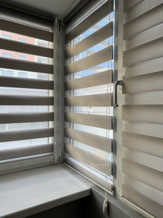 Рулонные шторы, ролети день ніч, жалюзи день ночь, тканевые ролеты