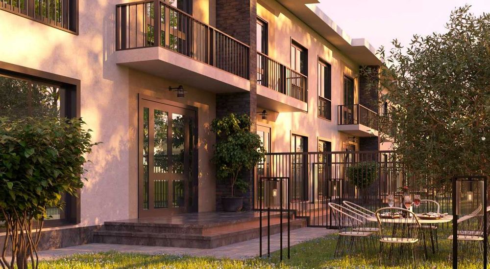 Боковий таунхаус 144м², 2.3сот. Розтермінування 24міс. Міські комун.