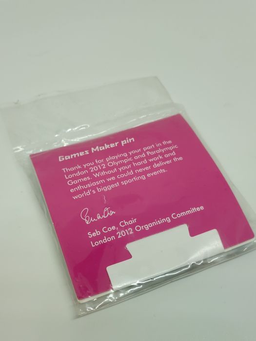 Igrzyska olimpijskie Londyn 2012 przypinka Games Maker pin McDonald's