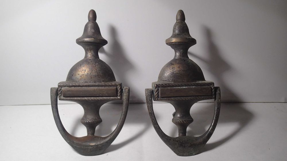 Puxadores / Batentes antigos em Bronze