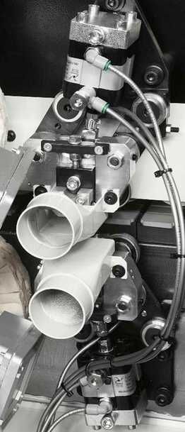 Okleiniarka CASADEI FLEXA 23,  Frezowanie wstępne, Naroża, Cykliny