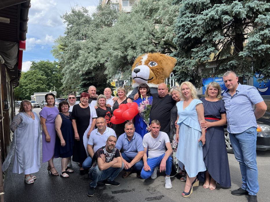 Поздравление Патрона Харьков. Антматор Пес Патрон . Привітання Патрона