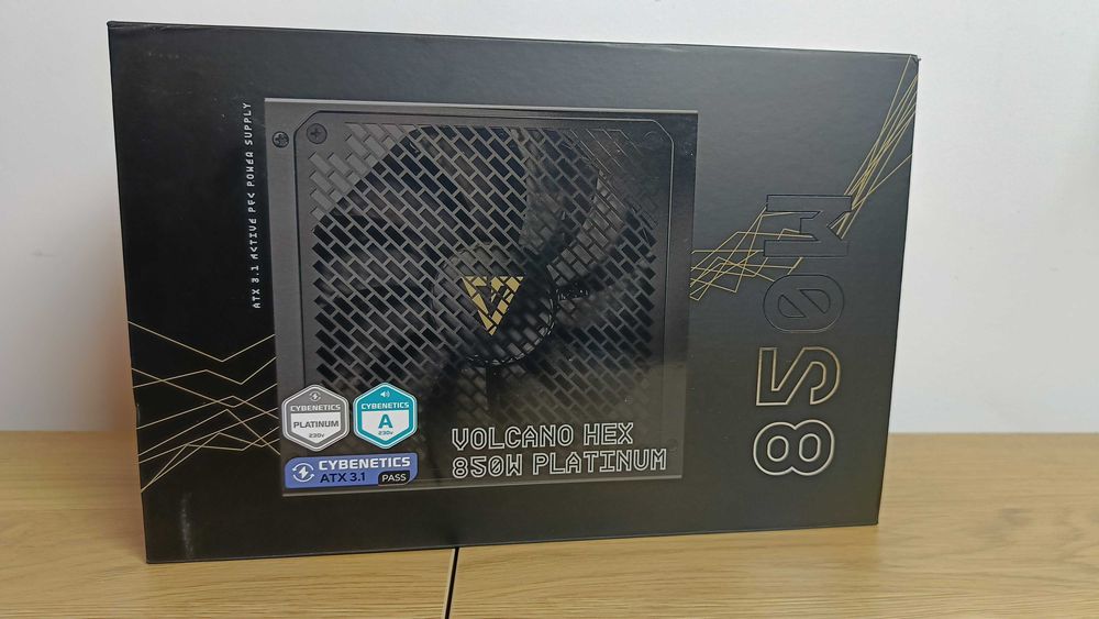 Zasilacz Modecom Volcano Hex 850W - stan idealny, po testach