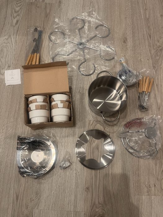 Fondue inox 22 peças
