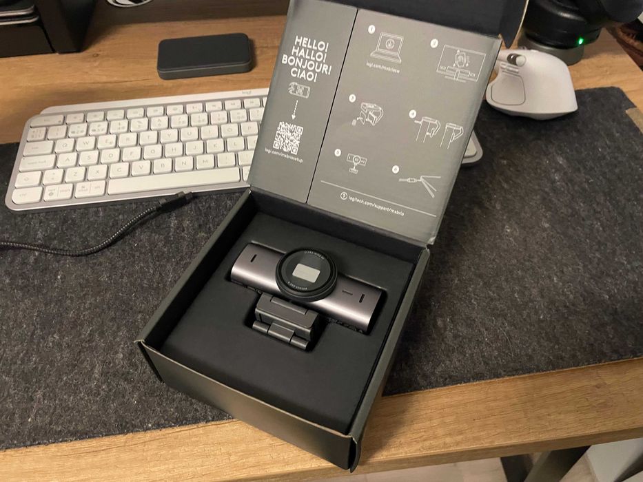 Logitech MX Brio 4K (excelente estado, com garantia)