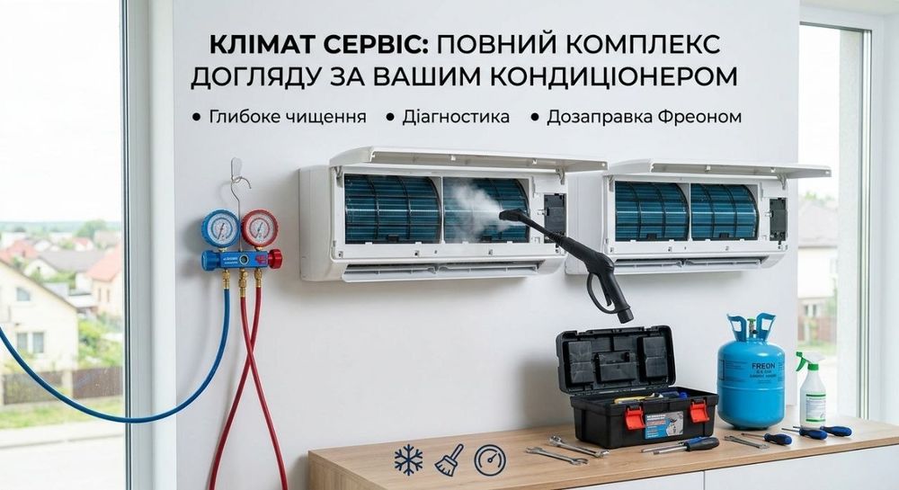 Обслуговування кондиціонерів 
Борис