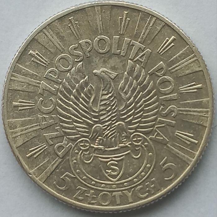 5 zł 1934 J. Piłsudski "Orzeł Strzelecki"