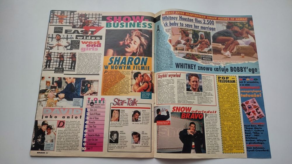 Bravo 18 1993 brak plakatów