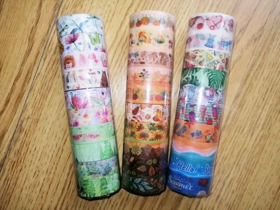 10 Rolos Washi Tape