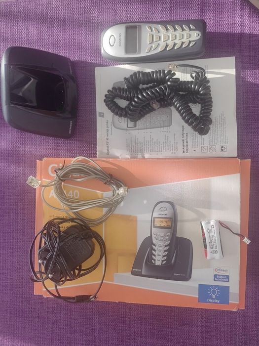 Bezprzewodowy Siemens Gigaset typ AS 140