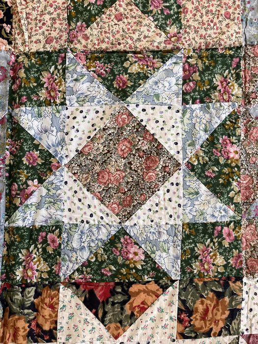 Colcha em patchwork cama casal
