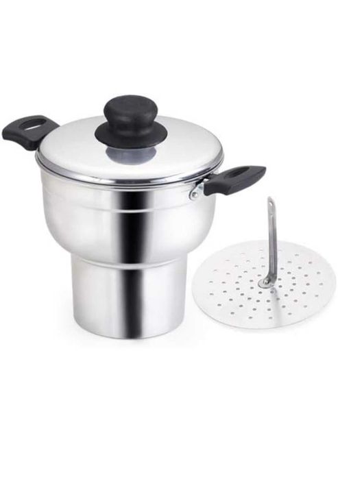 Nova - Cuscuzeira de alumínio de 14 cm de diâmetro