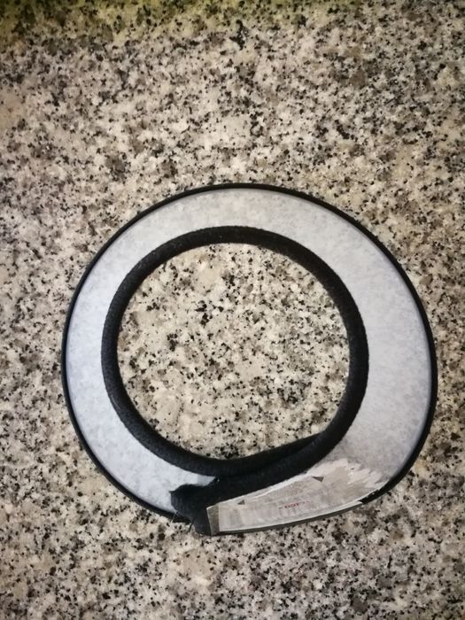 Colar/funil com velcro para animal de estimação