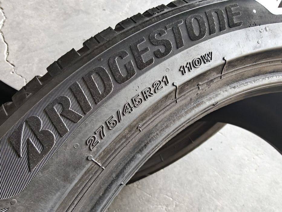 2шт Bridgestone Blizzak r21 275-45 зимові шини вживані 24року виробництва