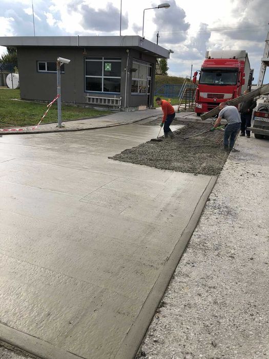 Промислова бетонна підлога, топінгова підлога, бетонный пол ...