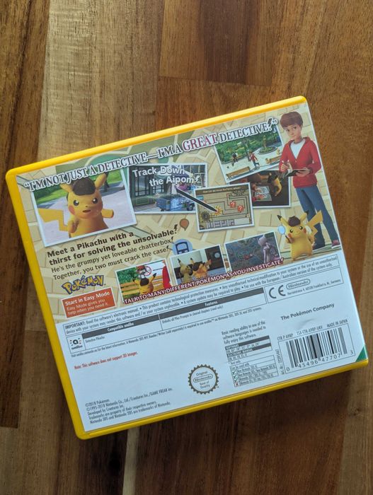 Detective Pikachu Pokemon 3DS