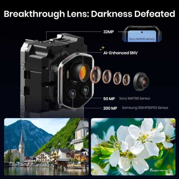 Fossibot F107 Pro 5G 12GB/512GB IP69K 28000 mAh 2,5GHz