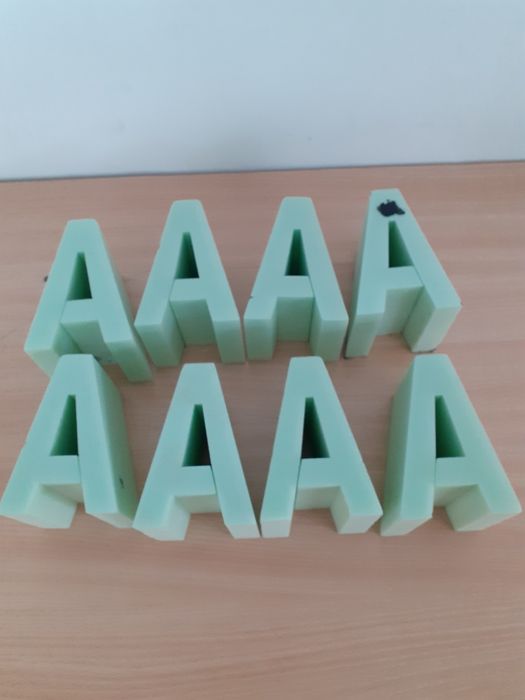 Litery ozdobne ze styropianu