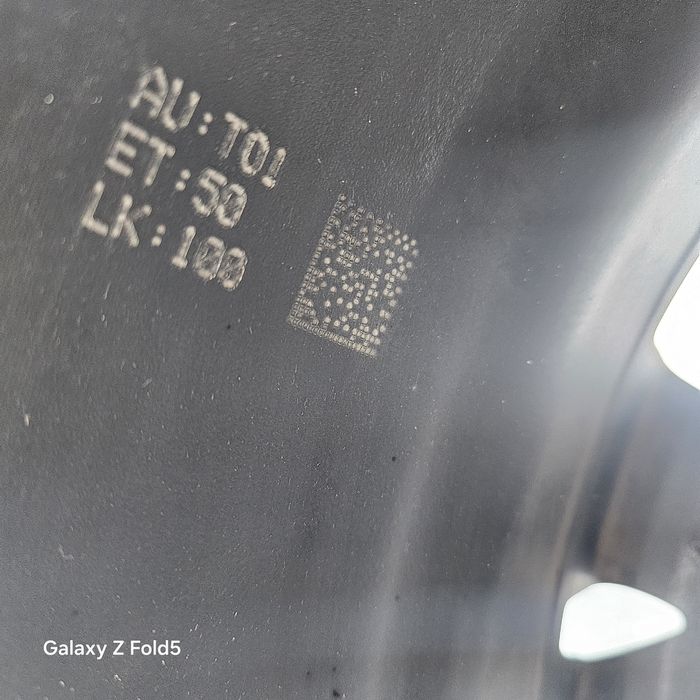 Alufelgi 16 Toyota Yaris IV 5x100 ET50 Czujniki ciśnienia