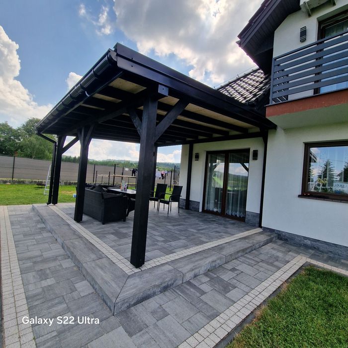 Zadaszenie tarasu 5x5 Led- podbitka