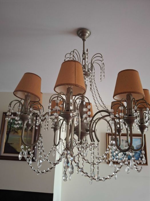 Candeeiro de cristal sala