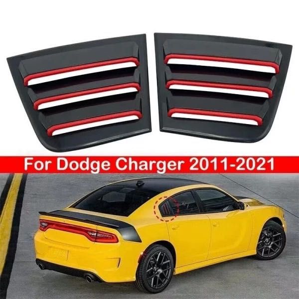 Накладки на форточки стекла жалюзи Dodge Charger накладки окон чарчер