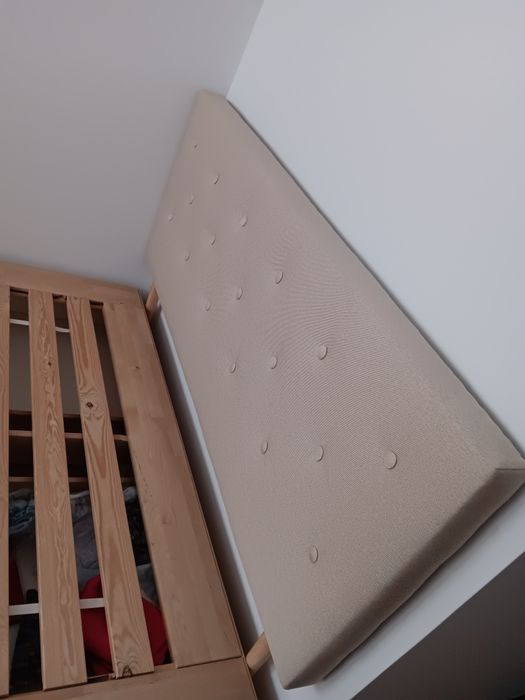Estrutura de cama com arrumação + Cabeceira