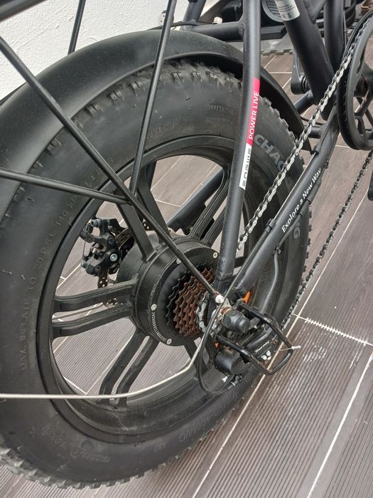 Bicicleta Elétrica Engwe EP2-PRO Preta + Extras (Saco 35L, Cadeado, Disco)