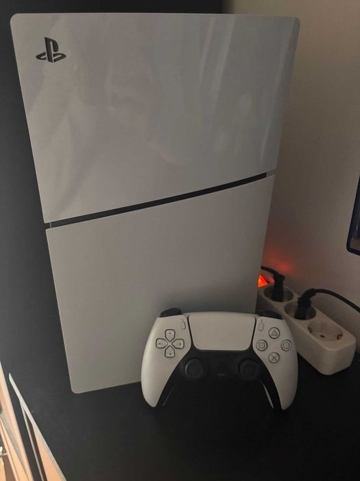 PlayStation 5 com Comando Original Branco – Pouco Uso