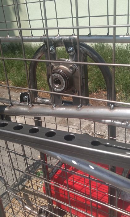 Napęd airboat kosz i rama