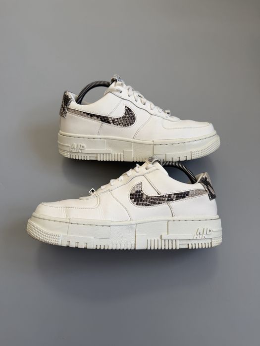 Nike Air Force 1 Pixel Sail Snake White Shadow 40.5(25.5cm)