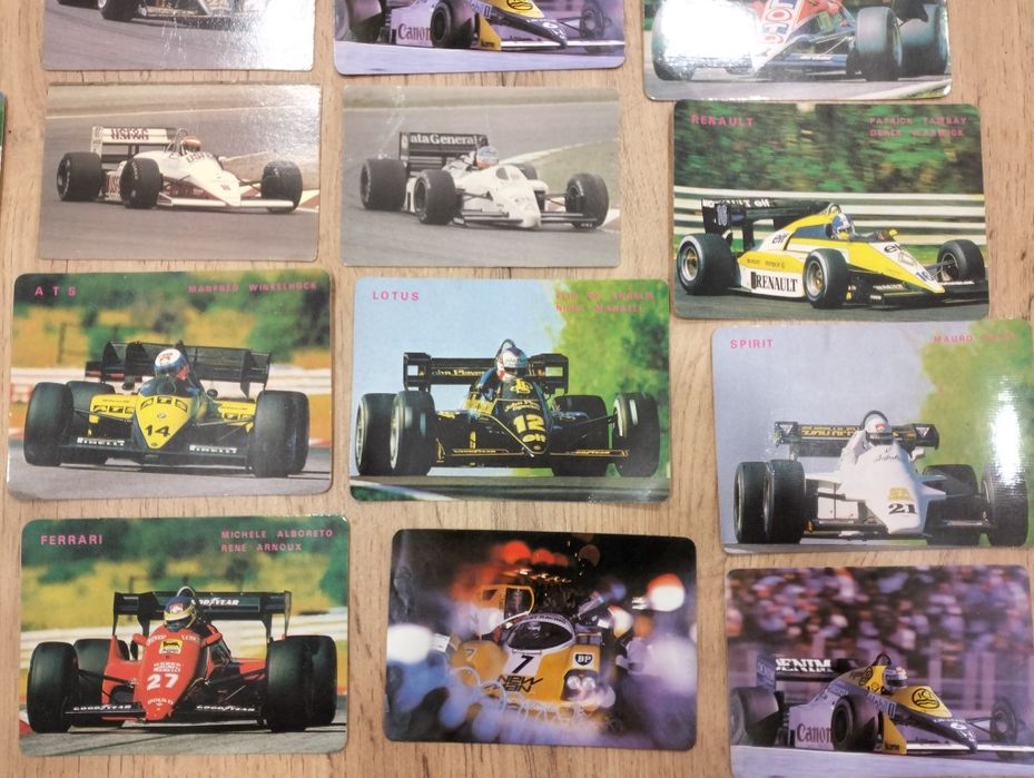 Antigos calendários F1