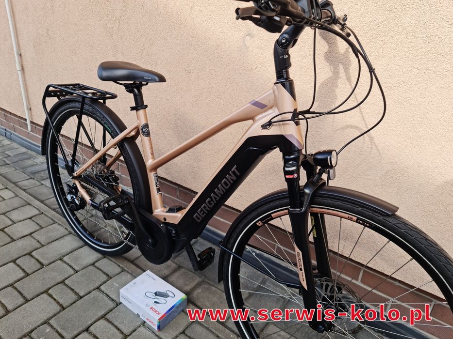 Rower elektryczny damski damka BERGAMONT koła 28 SHIMANO SLX aluminium