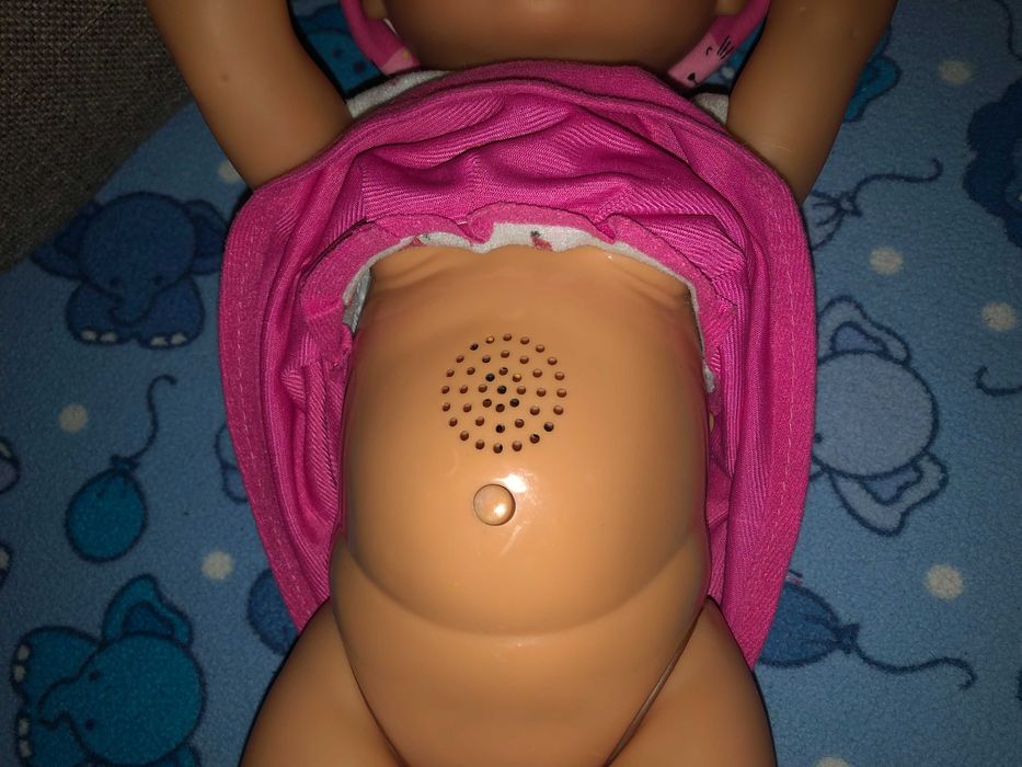 Lalka Bobas na baterie, płacze, sika. 45cm