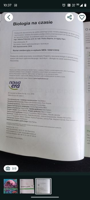 Biologiia na czasie kl.1