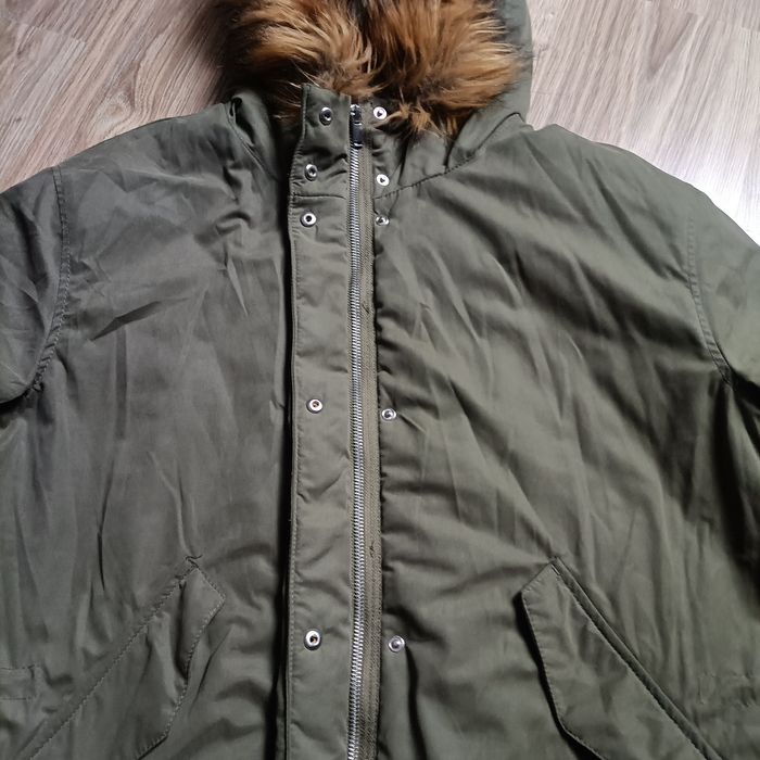 Kurtka zimowa khaki, parka