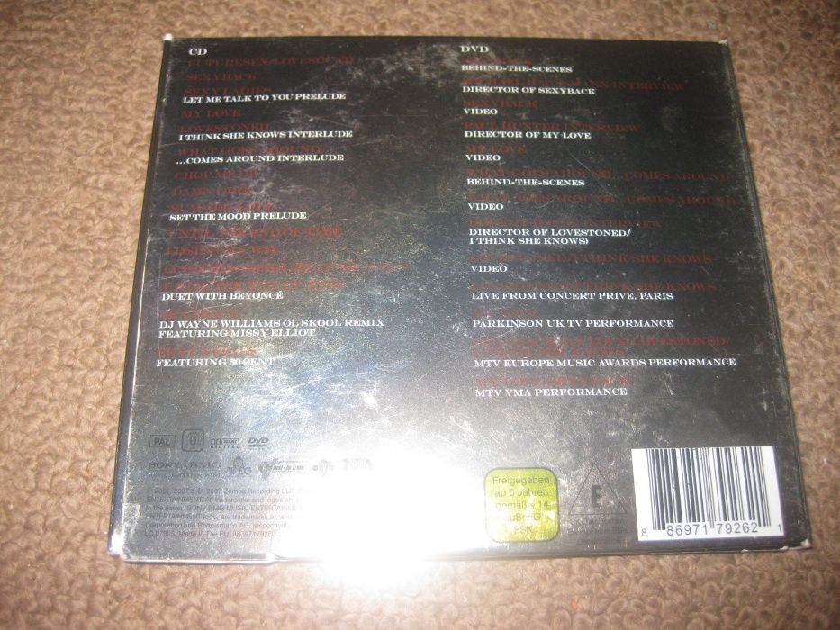 CD+DVD Justin Timberlake "Future Sex/Lovesounds" Digipack!