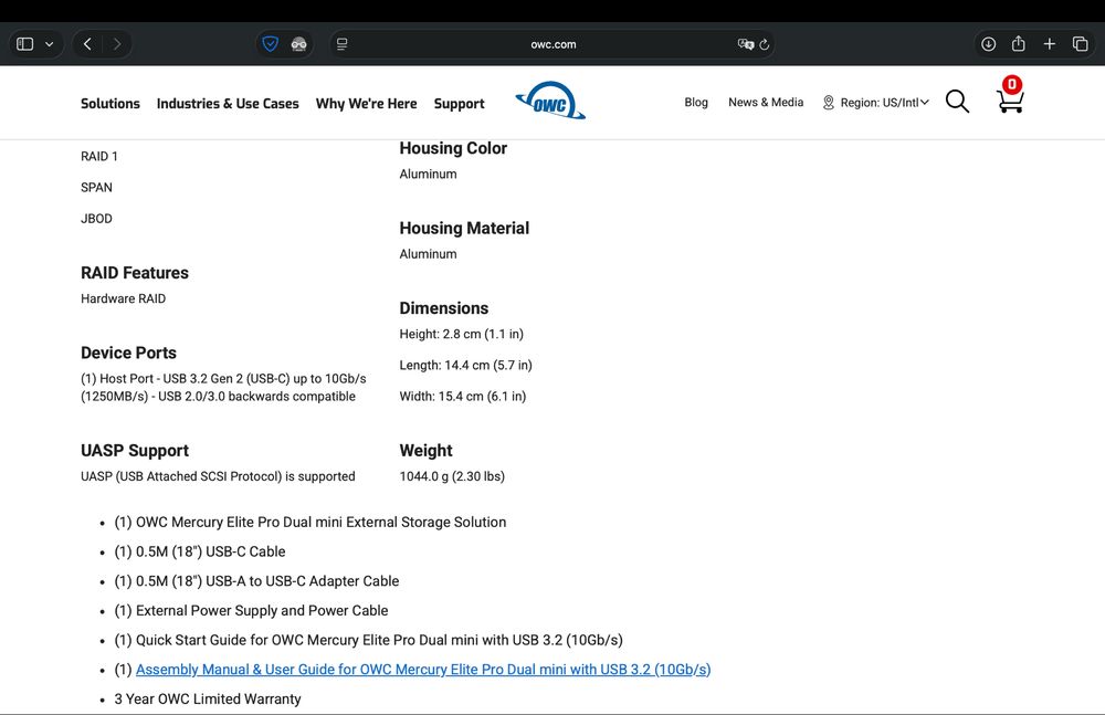 owc raid hdd 4 tb