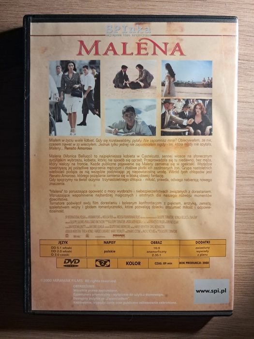 Malena | Monica Bellucci | DVD