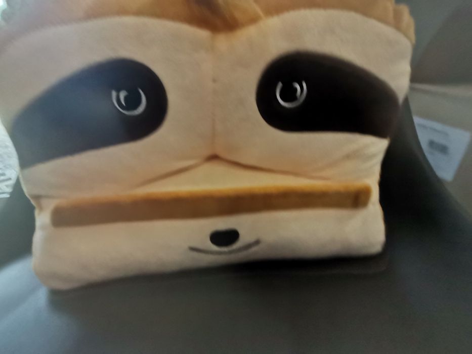 Pluszowa  podstawka pod książkę tablet pies