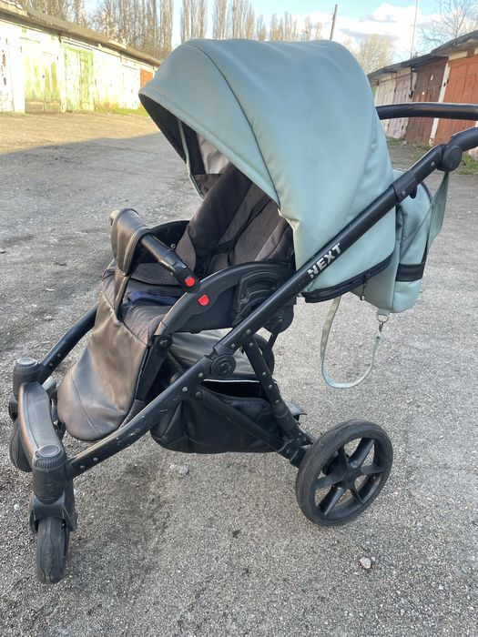 Коляска Bair Next 3в1 з автолюлькою колір Нефрит