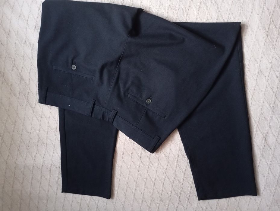 MASSIMO DUTTI Zara L-XL zestaw chinosy i sweter MERINO WOOL