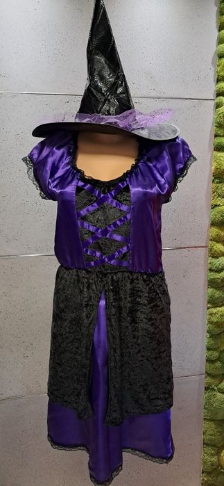 Strój przebranie kostium czarownica