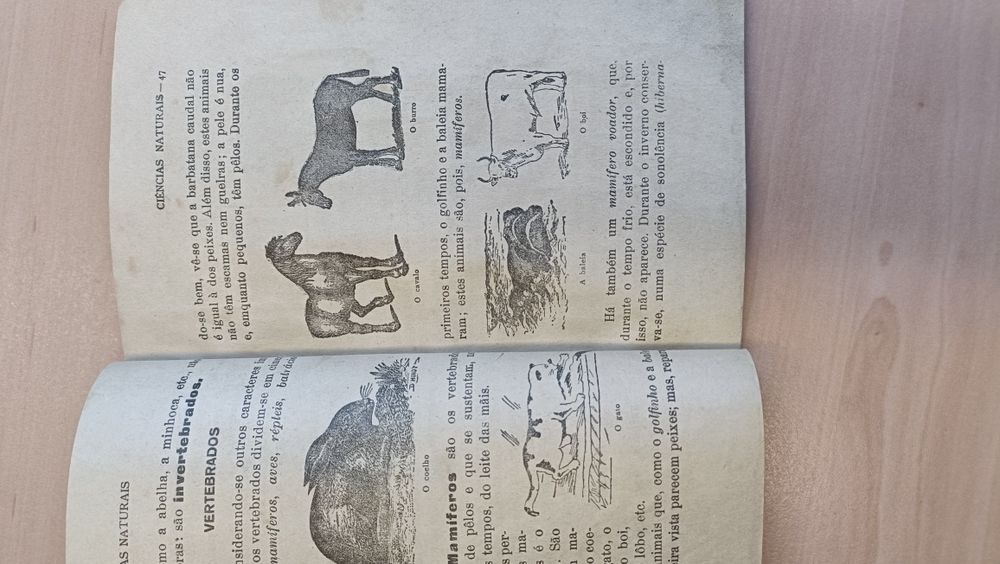 Livro de Ciências Naturais da 4.ª classe de 1944-António Figueirinhas