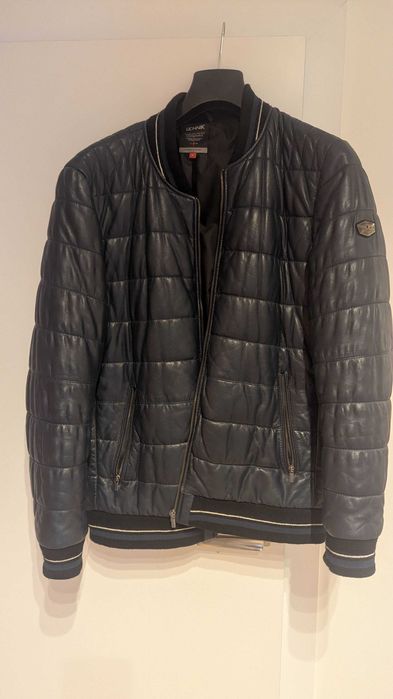 Męska kurtka skórzana OCHNIK | skóra + izolacja 3M | XL