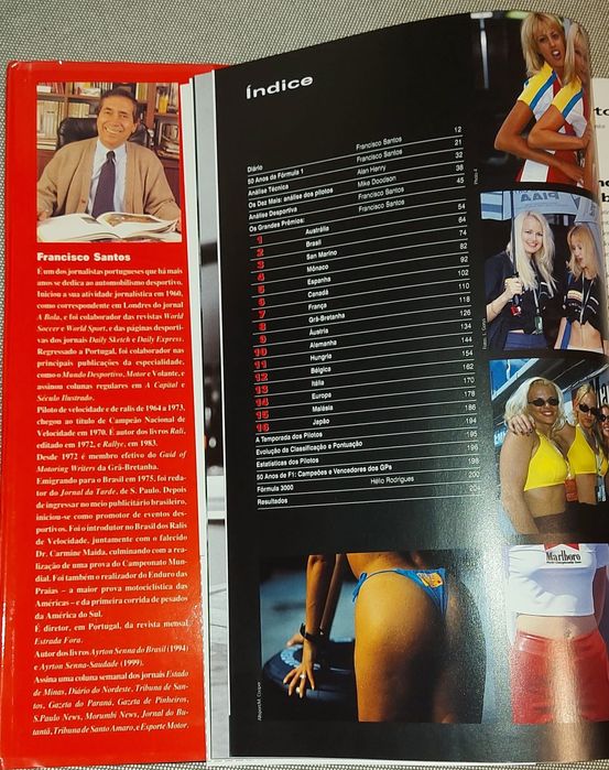 Livro: fórmula 1, época 1999/2000