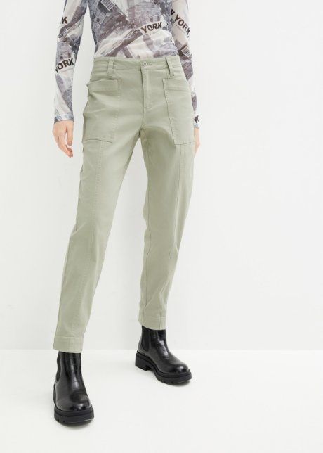 B.P.C jeansy modne boyfriend khaki r.40