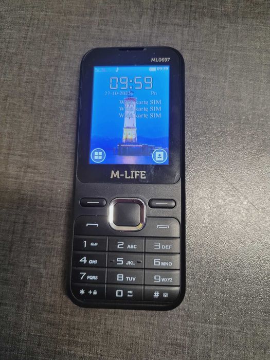 Telefon GSM M-Life ML697 czarny